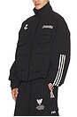 view 2 of 6 x Willy Chavarria Cargo Track Jacket in Black