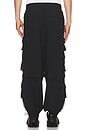 view 5 of 8 x Willy Chavarria Cargo Pant in Black