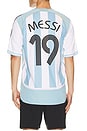 view 2 of 5 AFA Argentina Home 2006 Messi 19 World Cup Jersey in White