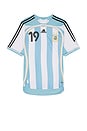 view 4 of 5 AFA Argentina Home 2006 Messi 19 World Cup Jersey in White