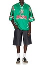 view 3 of 5 Mexico 4 World Cup Jersey in Bold Green