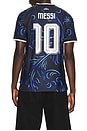 view 2 of 5 Afa Argentina 26 2010 Away World Cup Jersey in Black, Lucid Blue, & Blue Burst