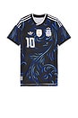 view 4 of 5 Afa Argentina 26 2010 Away World Cup Jersey in Black, Lucid Blue, & Blue Burst