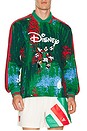 view 1 of 6 x Brain Dead x Disney Long Sleeve Jersey in Red, Bold Green, & Blue