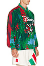 view 2 of 6 x Brain Dead x Disney Long Sleeve Jersey in Red, Bold Green, & Blue