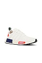 view 2 of 6 Nmd_r1 in Cloud White, Off White & Solar Red