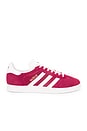 view 1 of 6 Gazelle Sneaker in Collegiate Burgundy, White & Gold Metallic