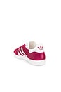 view 3 of 6 Gazelle Sneaker in Collegiate Burgundy, White & Gold Metallic