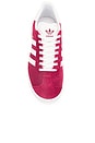 view 4 of 6 Gazelle Sneaker in Collegiate Burgundy, White & Gold Metallic