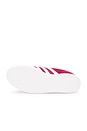 view 6 of 6 Gazelle Sneaker in Collegiate Burgundy, White & Gold Metallic