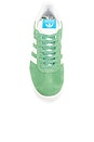 view 4 of 6 Gazelle Sneaker in Preloved Green, White, & Core White