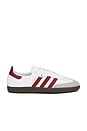 view 1 of 6 Samba Og in White, Preloved Ruby, & Clear Granite