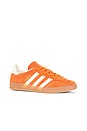 view 2 of 6 Gazelle Indoor Sneaker in Orange, Off White, & Gold Metallic