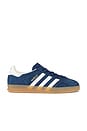 view 1 of 6 Gazelle Indoor Sneaker in Night Indigo, Off White, & Gold Metallic