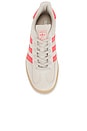 view 4 of 6 Gazelle Indoor Sneaker in Wonalu, Lucky Red, & White
