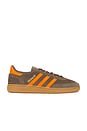 view 1 of 6 Handball Spezial Sneaker in Cardboard Brown, Orange, & Gold Metallic
