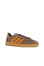 view 2 of 6 Handball Spezial Sneaker in Cardboard Brown, Orange, & Gold Metallic