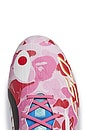 view 7 of 7 x Bape Soccer Shoe in Pink