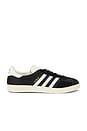 view 1 of 7 Gazelle Indoor Sneakers in Core Black, Cream White, & Gold Metallic