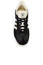 view 4 of 7 Gazelle Indoor Sneakers in Core Black, Cream White, & Gold Metallic