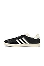 view 5 of 7 Gazelle Indoor Sneakers in Core Black, Cream White, & Gold Metallic