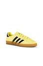 view 2 of 6 Gazelle Indoor Sneaker in Yellow, Core Black, & Gold Metallic