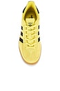 view 4 of 6 Gazelle Indoor Sneaker in Yellow, Core Black, & Gold Metallic
