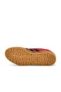 view 6 of 6 Gazelle Indoor Sneaker in Red, Core Black, & Gold Metallic