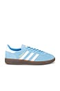 view 1 of 6 Handball Spezial Sneaker in Light Blue, White, & Gum5