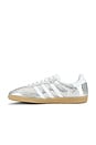 view 5 of 6 ZAPATILLA DEPORTIVA SAMBA in Silver Metallic, White, & Gum3