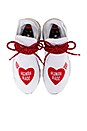 view 4 of 7 NMD Hu Human Made Sneaker in White & Scarlet