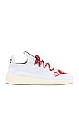 view 2 of 7 Tennis Hu Human Made in White & Scarlet
