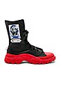 view 2 of 6 SNEAKERS DETROIT HI-TOP in Black & Red