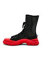 view 5 of 6 SNEAKERS DETROIT HI-TOP in Black & Red