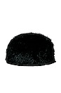 view 3 of 3 Faux Fox Hat in Black
