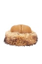 view 2 of 3 The Esme Faux Fur Hat in Oak Buff