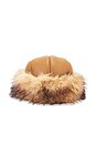 view 3 of 3 The Esme Faux Fur Hat in Oak Buff