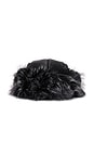 view 2 of 3 The Esme Faux Fur Hat in Jet Black