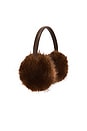 view 3 of 3 The Vee Earmuff in Chocolate