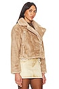 view 3 of 5 Faux Mink Jacket in Palomino
