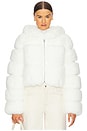 view 2 of 5 The Lina Faux Fur Jacket in Snow White
