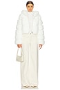 view 5 of 5 The Lina Faux Fur Jacket in Snow White
