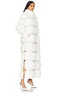 view 3 of 6 X Revolve The Diamond Luxe Full Length Faux Fur Coat in Whisper White