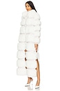 view 4 of 6 X Revolve The Diamond Luxe Full Length Faux Fur Coat in Whisper White