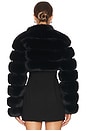 view 4 of 5 x REVOLVE Faux Fox Fur Short Jacket in Jet Black