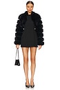 view 5 of 5 x REVOLVE Faux Fox Fur Short Jacket in Jet Black