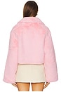 view 4 of 5 x REVOLVE Faux Fox Jacket in Rosa Ballet