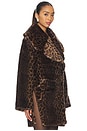 view 2 of 4 Elise Coat in Dana Cheetah
