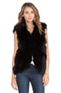 view 2 of 4 Fox Fur Vest in Black