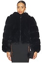 view 2 of 5 Icon Fur Jacket in Jet Black